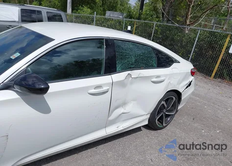2021 Honda Accord Sport z USA, uszkodzony, nr VIN 1HGCV1F37MA039742